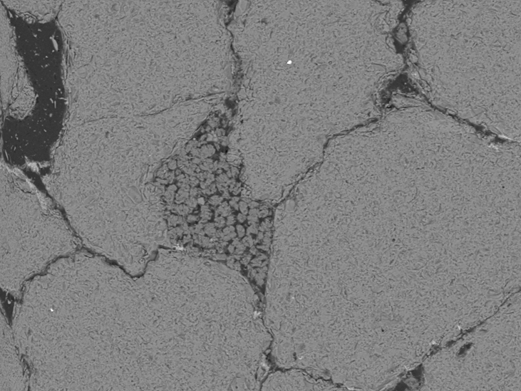 EDS spectrum clay example