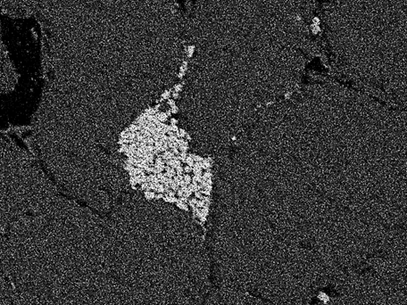 EDS spectrum clay example Al map